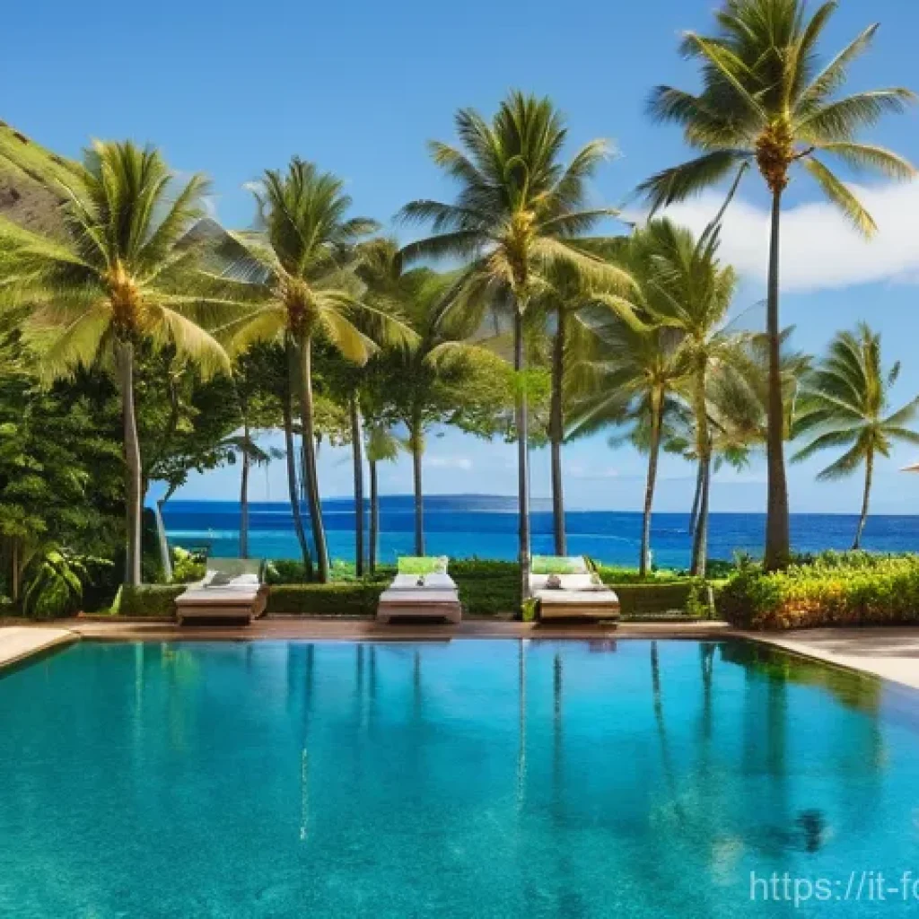 더 화이트 로터스 촬영지 및 배경 - **Prompt 1: Hawaiian Serenity at a Luxury Resort**
    "A vibrant, wide-angle shot capturing the ess...