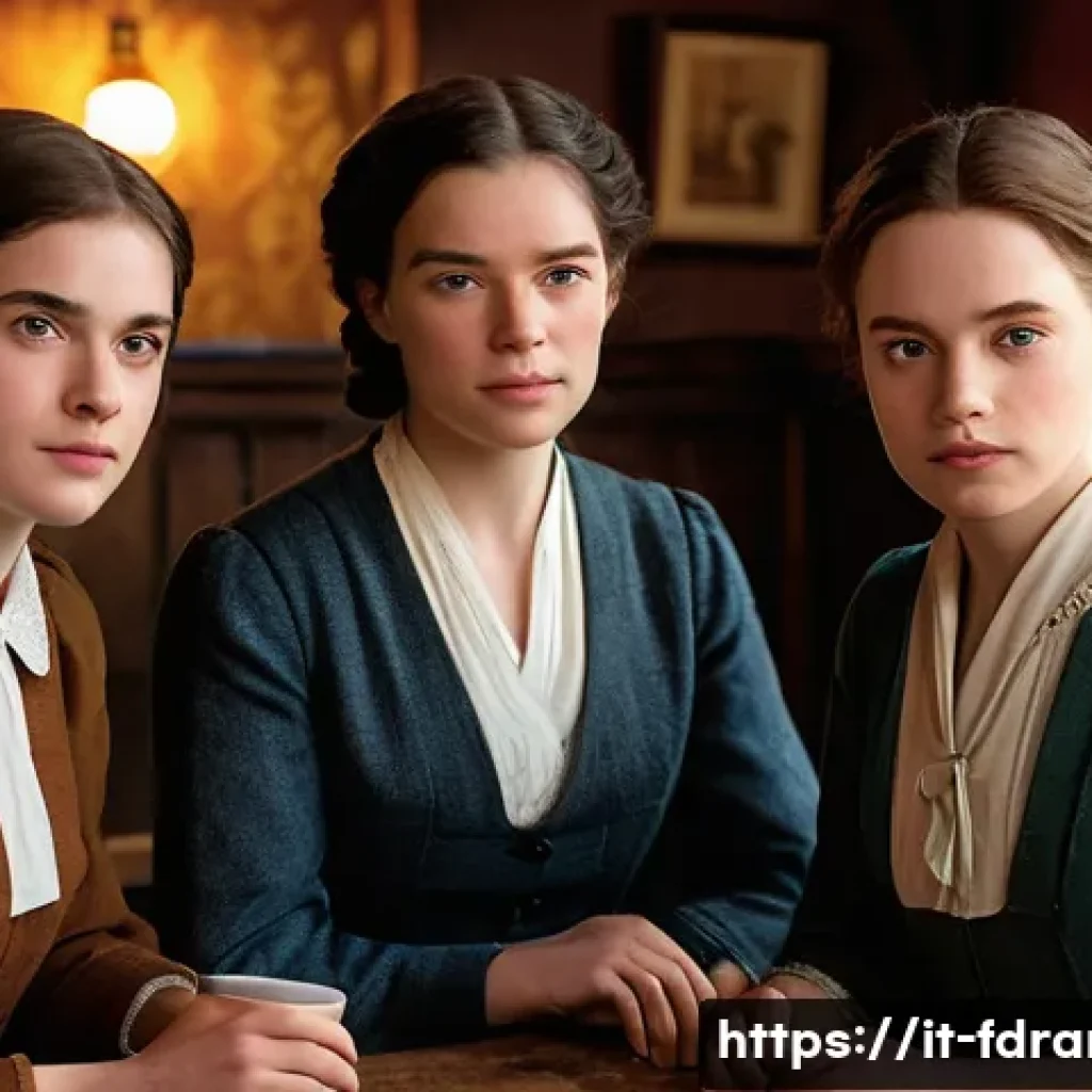 배드 시스터스 감독과 스토리 - **Prompt 1: The Garvey Sisters' Secret Gathering**
    "A cinematic, high-resolution image depicting...