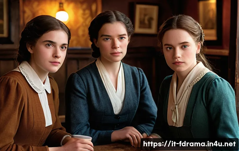 배드 시스터스 감독과 스토리 - **Prompt 1: The Garvey Sisters' Secret Gathering**
    "A cinematic, high-resolution image depicting...