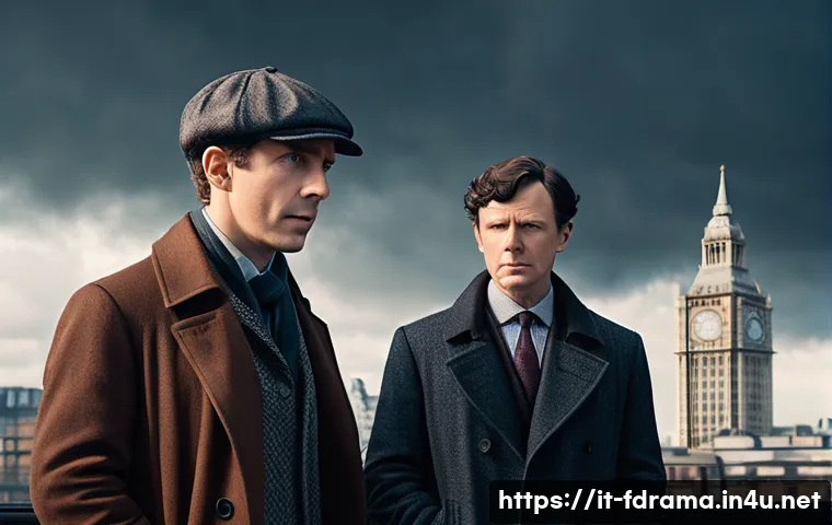 셜록 평론가 리뷰 - A modern reinterpretation of Sherlock Holmes and Dr. John Watson in a contemporary London setting, b...